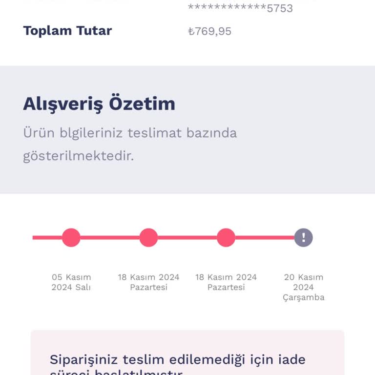 Penti'den İade Sürecinde Yaşanan Sorunlar Ve İletişim Eksikliği