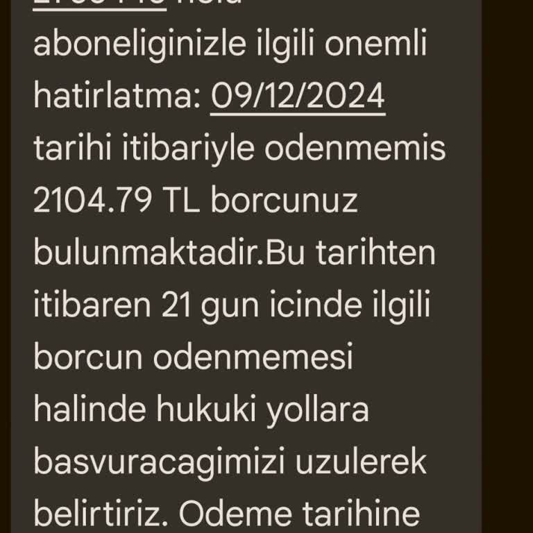 Yanlış Fatura Ve Ulaşılamayan Müşteri Hizmetleri