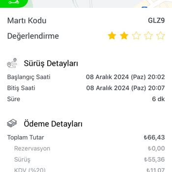 Martı Scooter'da Şaşırtıcı Provizyon Ücreti Sorunu