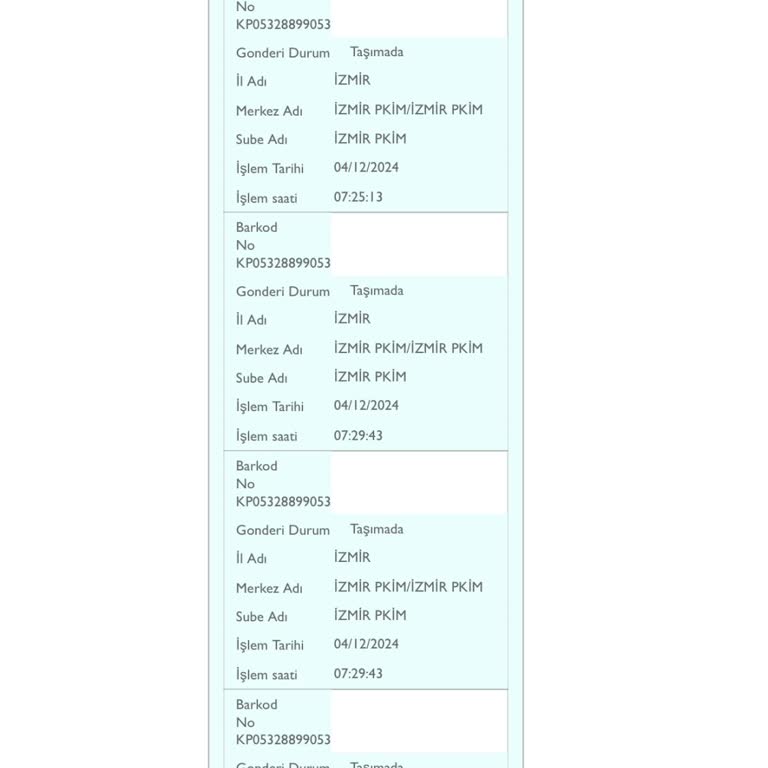 PTT Kargo İzmir'de Teslimat Sorunu