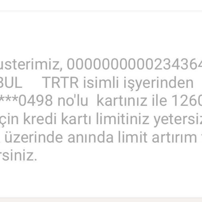 Bakiye Yetersizliği Nedeniyle Habersiz Para Çekme Girişimi