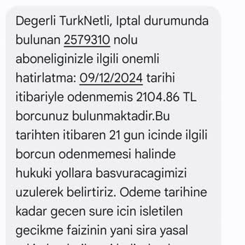 Modem İadesine Rağmen Borç Mesajı Ve Ulaşılamayan Müşteri Hizmetleri