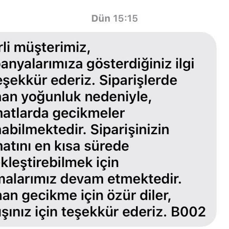 Penti.com'da Sipariş Ve Müşteri Hizmetleri Sorunu