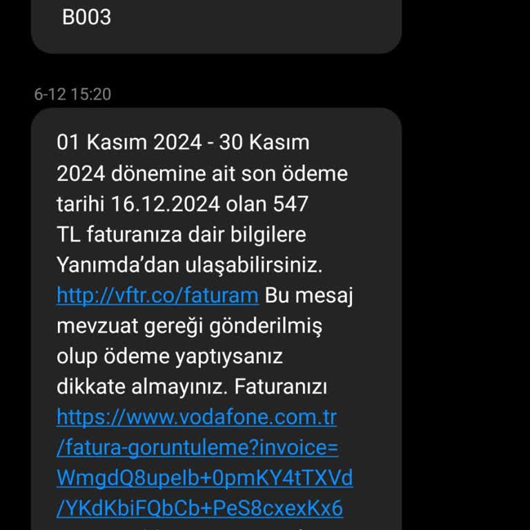 Vodafone'un Yanıltıcı Fatura Politikası Ve Müşteri Hizmetleri Sorunu