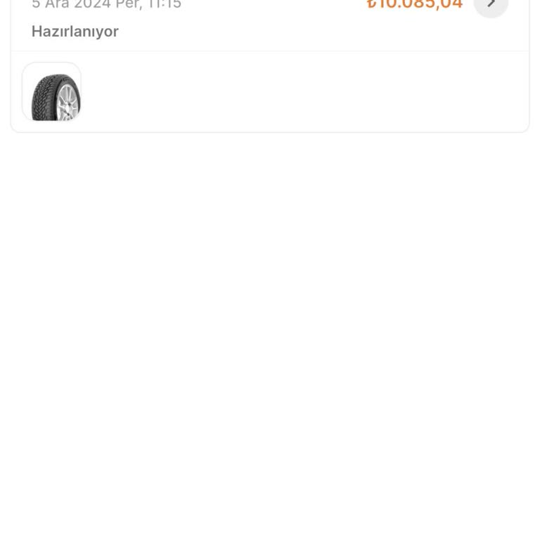 Geciken Lastik Siparişi Mağduriyeti