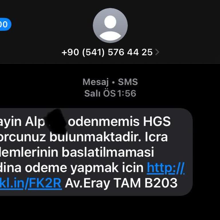 HGS Borcu Ve Kimlik Bilgisi Güvenliği Tehlikesi