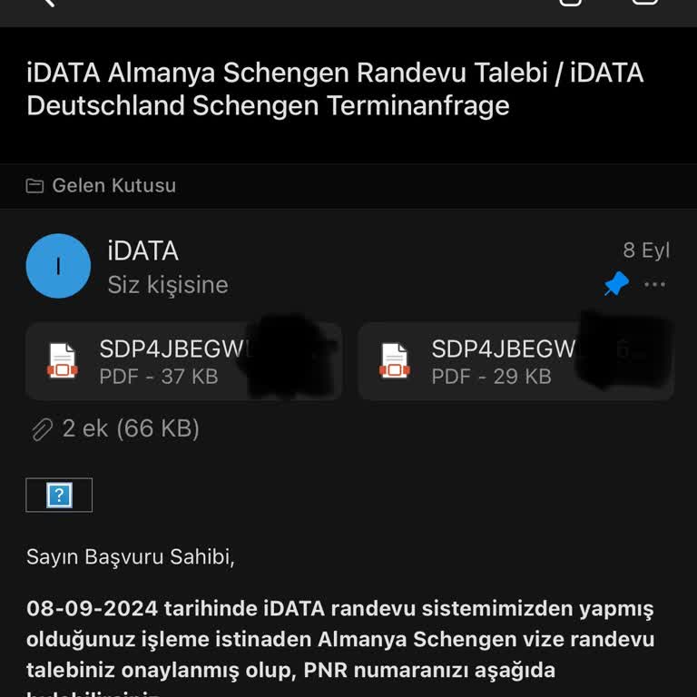Schengen Vizesi Randevu Mağduriyeti