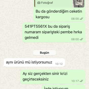 İade Sürecinde İletişim Sorunları Ve Eksik Ürün