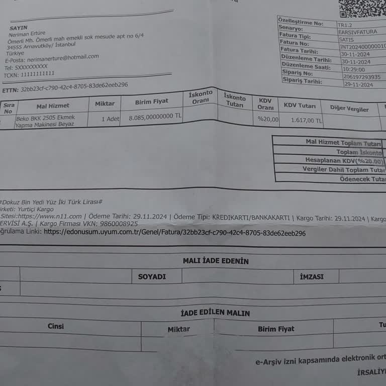 Eski Makineyle Yaşanan Sorunlar