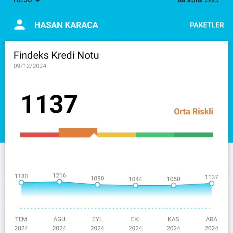 Findeks Puanı Yanlış Kategoride Görünüyor