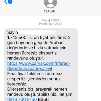Aracım İçin Verilen Teklifte Büyük Fark Ve Zaman Kaybı