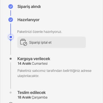 İptal Edilemeyen Sipariş Ve Müşteri Memnuniyetsizliği