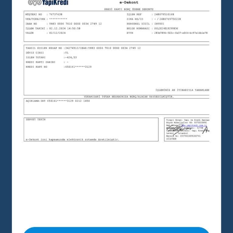 Çifte Fatura Çekimi Ve İade Sorunu