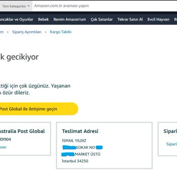Kayıp Kargo Ve Amazon'un Çözüm Eksikliği