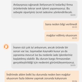 İade Edilen Ürün Ve Yetersiz Bilgilendirme