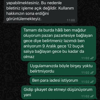 Yanlış Gün İçin Bilet Ve İlgisiz Müşteri Hizmetleri