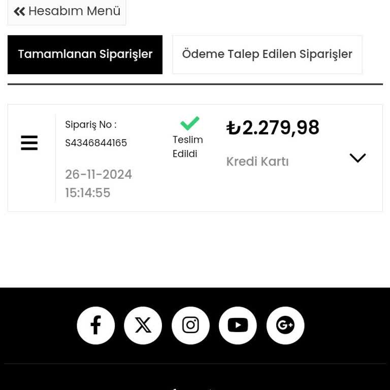 Slatra Mağazasından Geri Ödeme Sorunu
