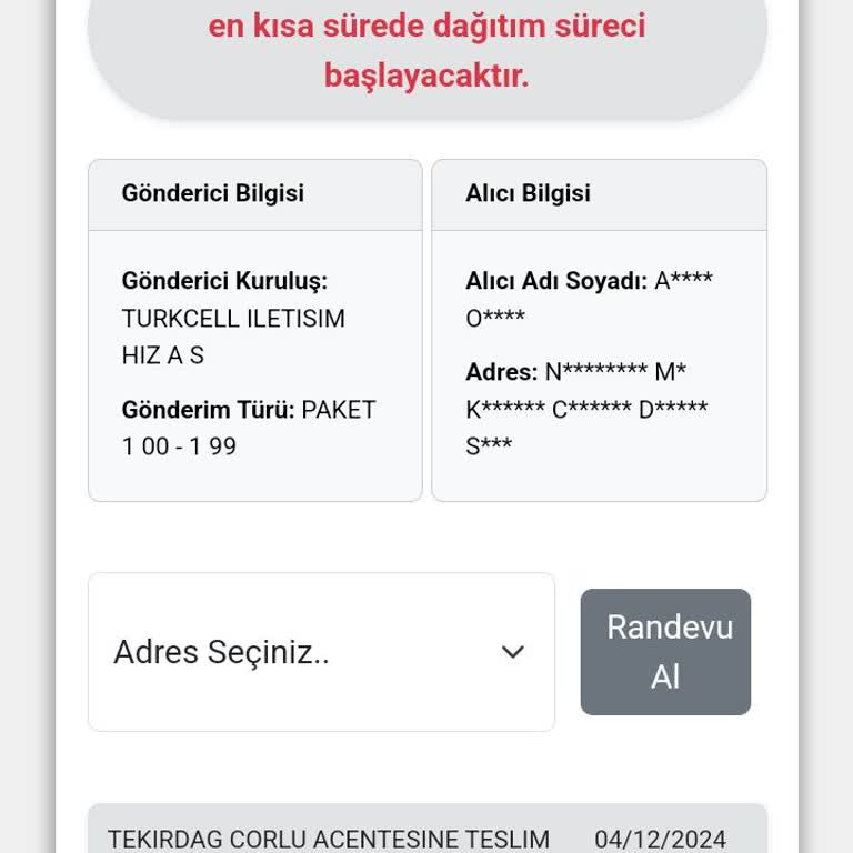 Kargomun Teslimatında Yaşanan Sorun Ve Mağduriyet