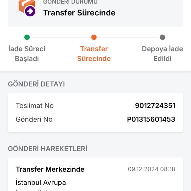 Kargo İadesi Sorunu Ve Müşteri Hizmetleri Yetersizliği