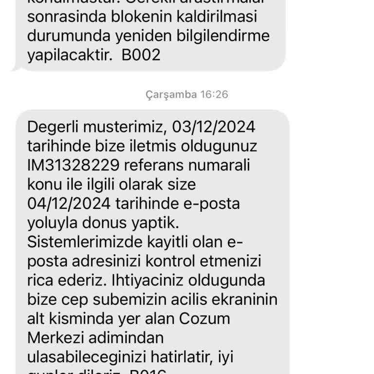 Bloke Edilen Hesaplar Ve İletişim Sorunları
