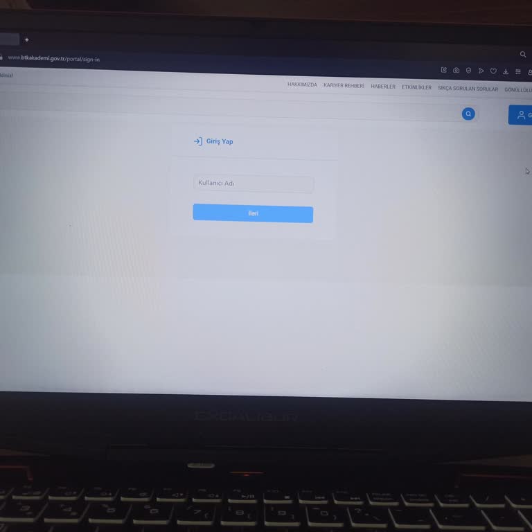 BTK Akademi'ye Erişim Sorunu