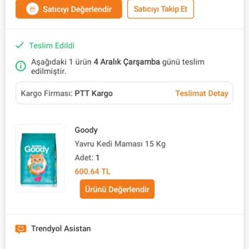 Trendyol Kediler Bile Goody Mama Yemiyor