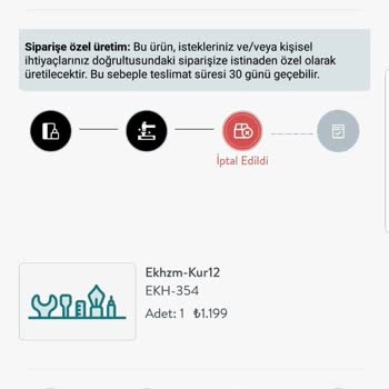 Sipariş Sorunu Ve Montaj Mağduriyeti