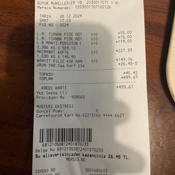 Köfte Fiyatlandırmasında Müşteri Yanıltması