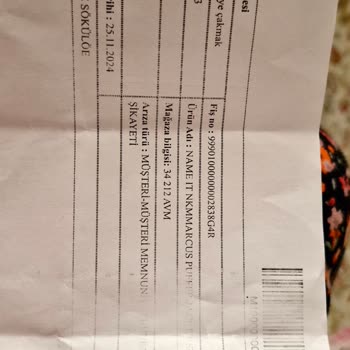 Defolu Ürün Ve Yetersiz İade Süreci