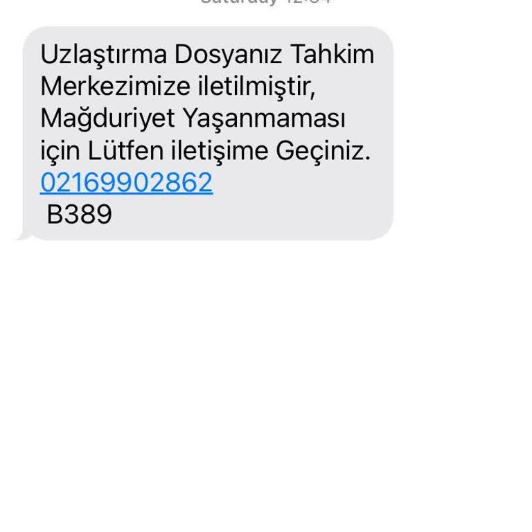 Yanıltıcı Arabuluculuk Mesajıyla İlgili Şikayet