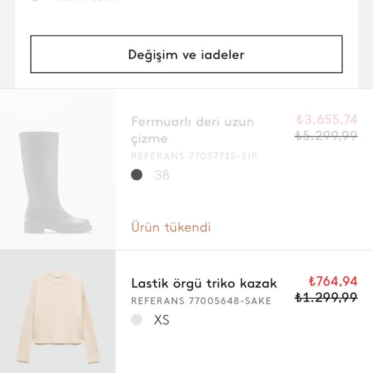 Stokta Görünen Ürünün İptaliyle Mağduriyet