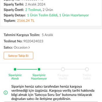 Sipariş Gecikmesi Ve Müşteri Memnuniyetsizliği
