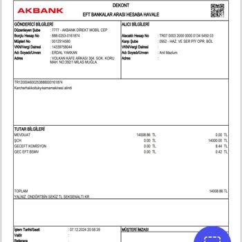 Akbank'ta Para Transferi Sorunu Ve Mağduriyet