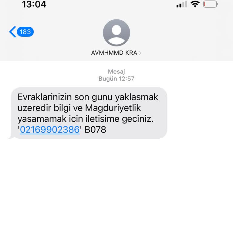 Yanıltıcı Mesajlar Ve Hukuki Tehditler Karşısında Mağduriyet