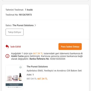 Sipariş İptali Ve Fiyat Artışı Mağduriyeti