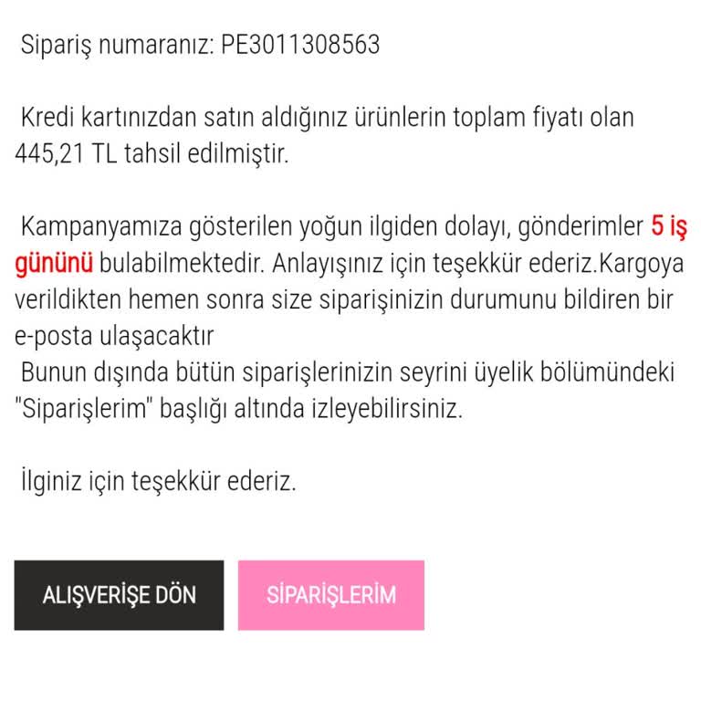Teslim Edilmeyen Pijama Takımı Ve İletişim Sorunları