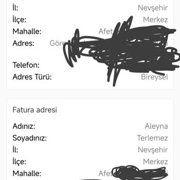 Yanlış Adres Sorunu Ve Yetersiz Müşteri Hizmeti