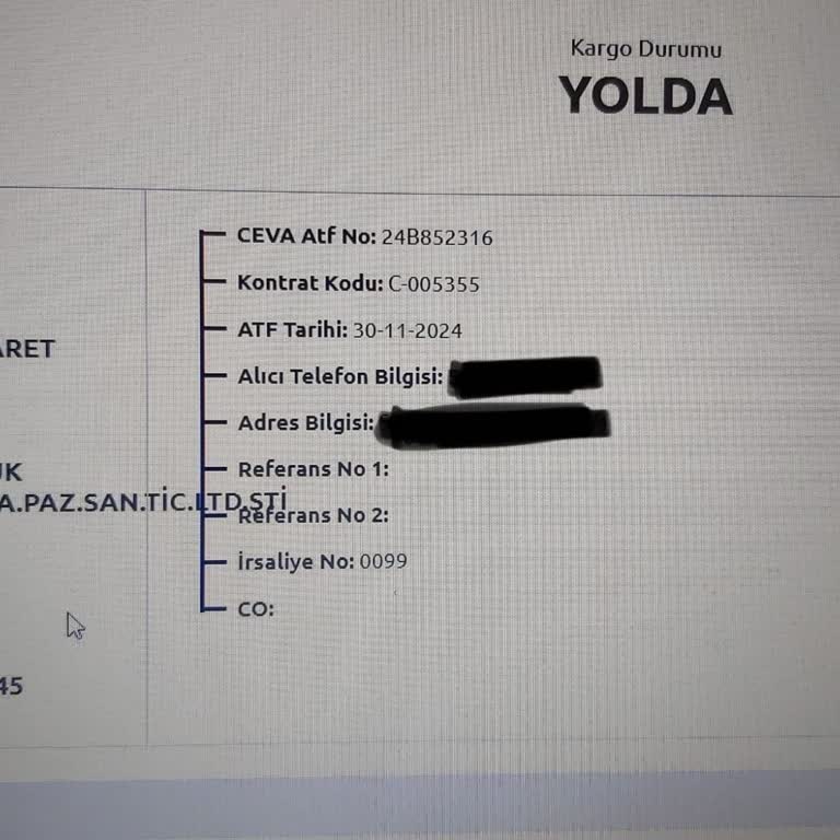 Teslim Edilmeyen Kargo Ve Yetersiz İletişim Mağduriyeti