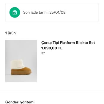 Yanlış Ve Geç Gelen Siparişle Hayal Kırıklığı