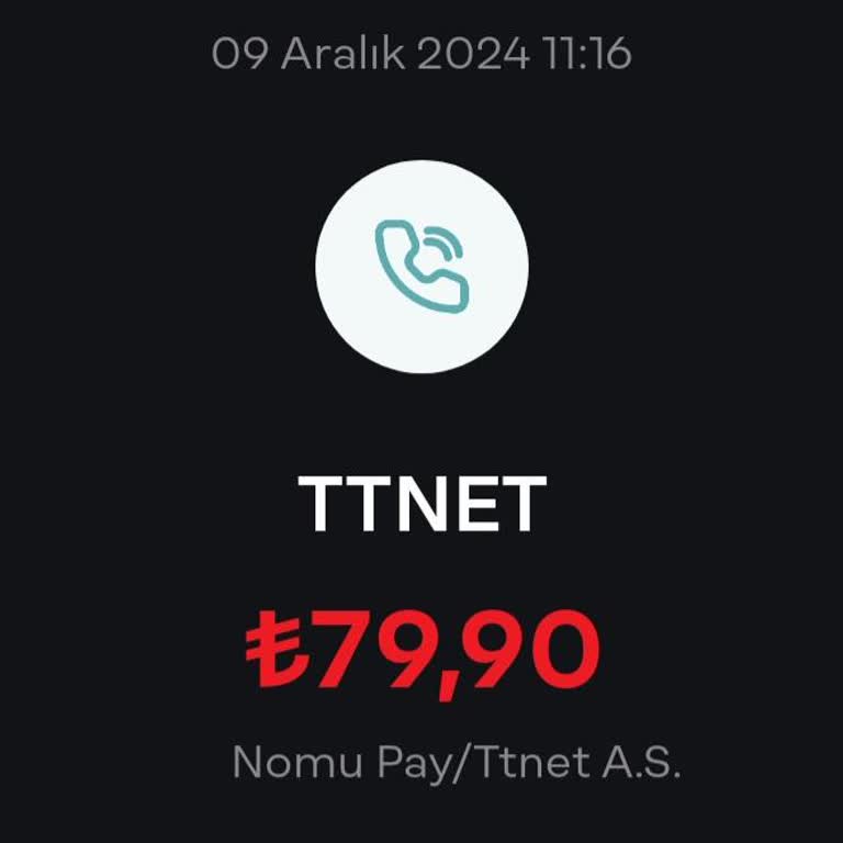 Nomu Pay/TTNET Para Çekildi