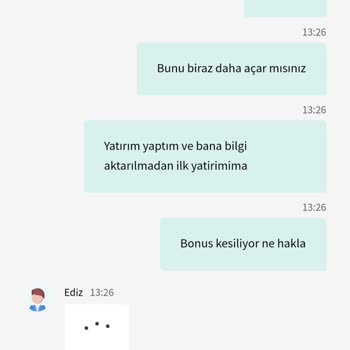 Bonus Talebine Yanıt Vermeyen Platform