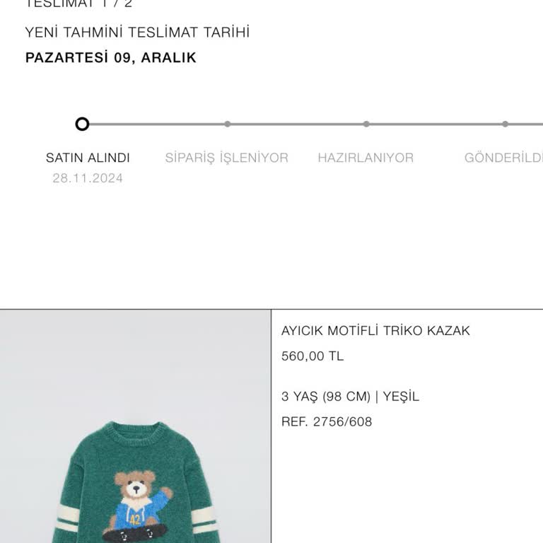 Zara Teslimatında Sürekli Erteleme Ve İletişim Sorunları