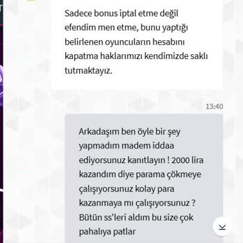 Çekim Talebi Reddedilen Bahis Sitesi