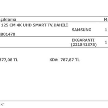 Samsung TV Arızası Ve Yüksek Servis Ücreti Şoku
