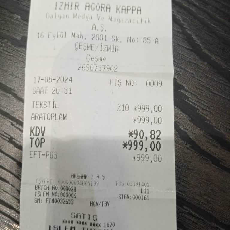 Kappa İzmir Mağazasında Satış Sonrası Hizmet Hayal Kırıklığı