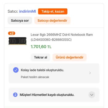Bozuk RAM Nedeniyle Maddi Ve Manevi Zarar