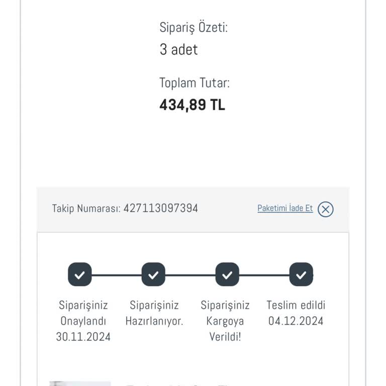 Teslim Edilmeyen Sipariş Ve İletişim Sorunları