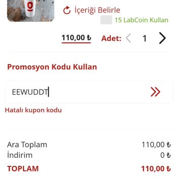 Ücretsiz Kahve Kampanyasında Kod Hatası