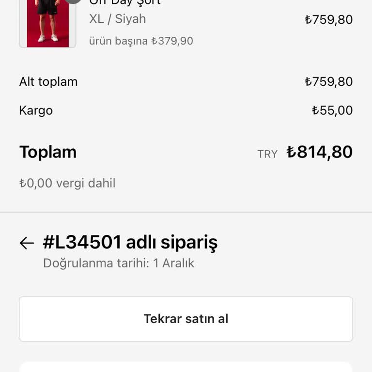 Yanlış Beden Gönderimi Ve İade Sorunu