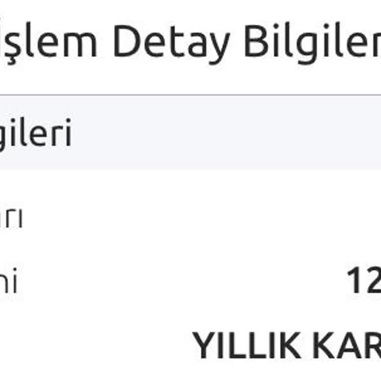 Yıllık Kart Ücretinin Haksız Kesintisi